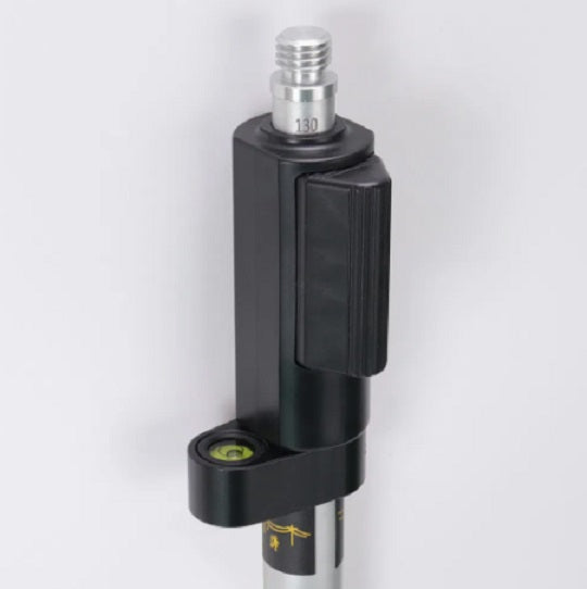 Silver 2.15m Surveying Prism Pole with Snap Lock