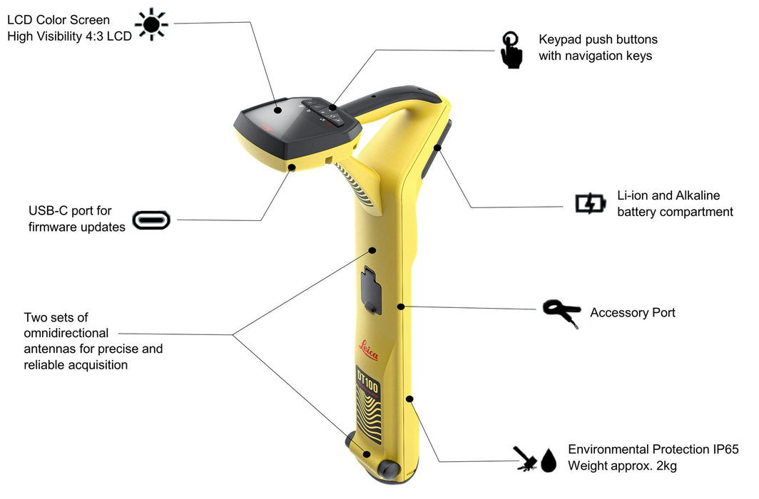 Leica DT100 Precision Locator (6019362)