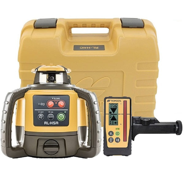 Topcon RL-H5A Rotary Laser w/LS-100D Rechargeable Package (1021200-16)