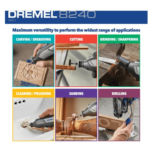 Dremel 8240 Cordless Rotary Tool Kit (Refurbished)