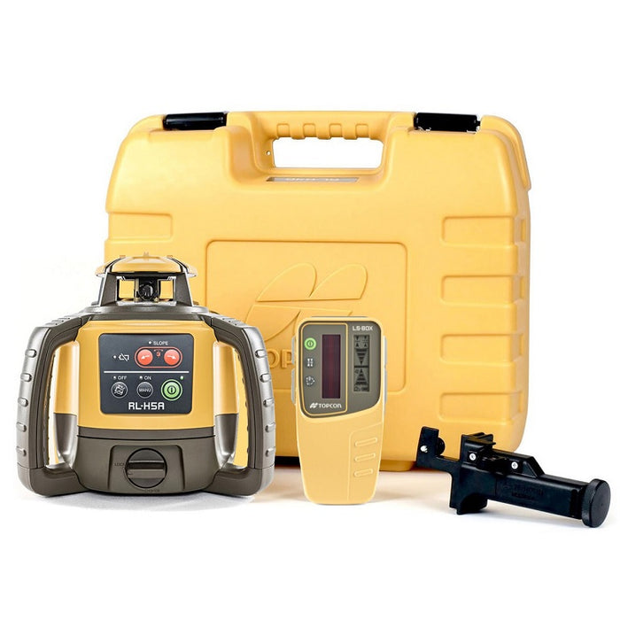 Topcon RL-H5A Rotary Laser w/LS-80X Rechargeable Package (1021200-49)