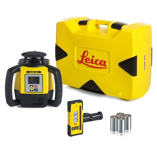 Leica Rugby 680 with Rod Eye 120 & Alkaline Battery Pack (6011160)