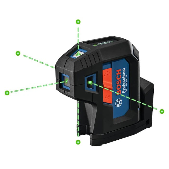 Bosch GPL100-50G Green 5-Point Self-Leveling Alignment Laser