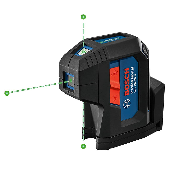 Bosch GPL100-30G Green 3-Point Self-Leveling Alignment Laser