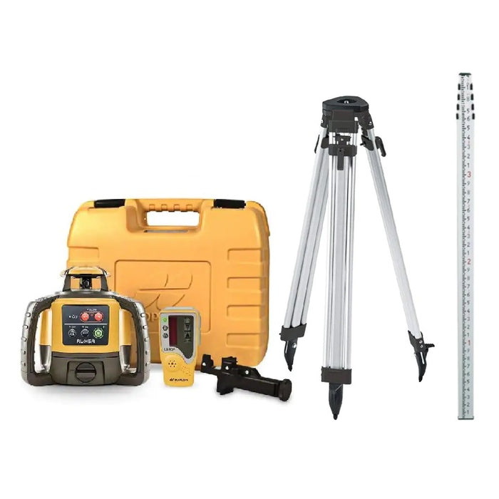 Topcon RL-H5A Rotary Laser with LS-80X and Tripod + Rod Package