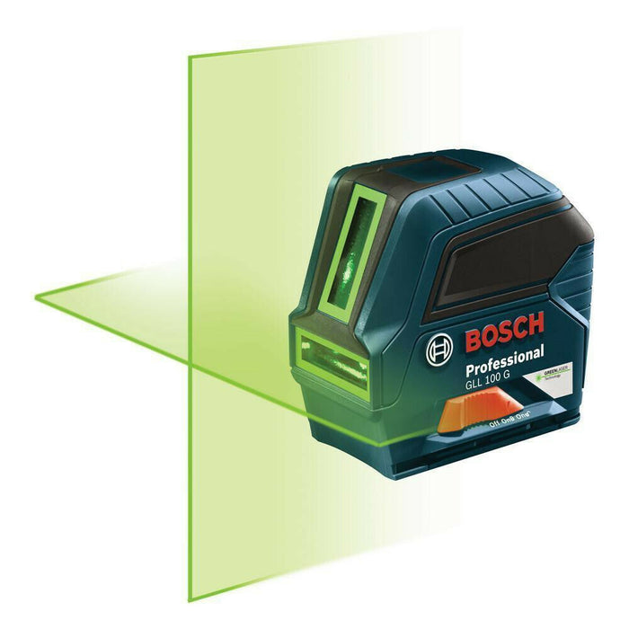Bosch GLL100GX-RT Green Cross-Line Laser (Refurbished)