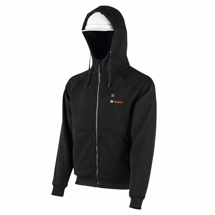Bosch GHH12V-20LN12 Heated Hoodie with Portable Power Adapter (Size: Large)